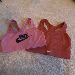 Two Nike Sports Bras